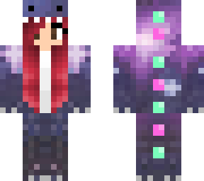 red hair galaxy girl