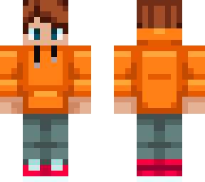 cool orange hoodie hive style.