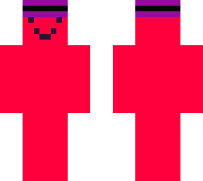 red blob skin with hat