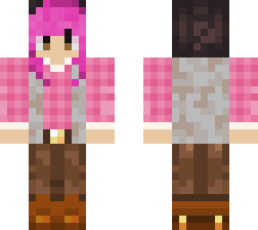 fixed- cowgirl with pink hair
