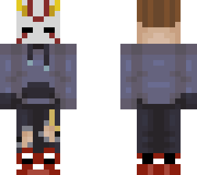 cool person with mask