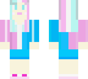 pink and blue