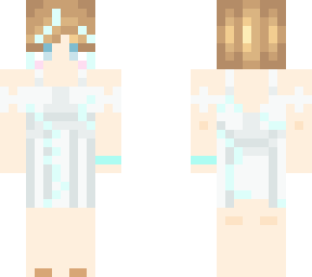 white dress flash