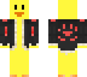 --duck in jacket-- {red effects}