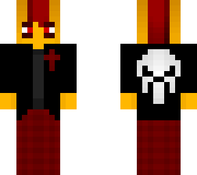 male - punk - plaid pants