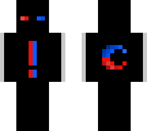 black red and blue guy