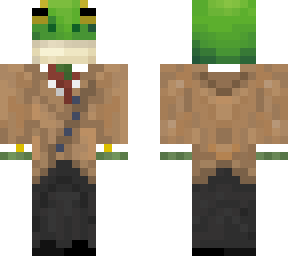 frog in a trenchcoat