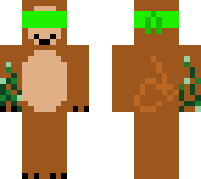monkey with vines on right forearm