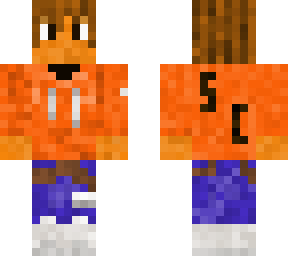 shyclowngaming orange hoodie 2