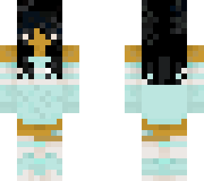 pastel cyan baggy set <3