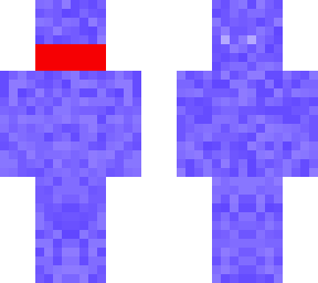 blue and red man