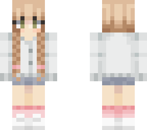 white sweater