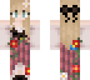 floral aurora with bow