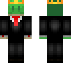 turtle in suit with crown