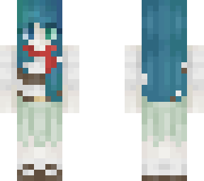 blue elf girl