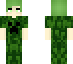 male - minecraft movie creeper outfit