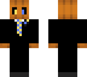 pumpkin  man (in suit)
