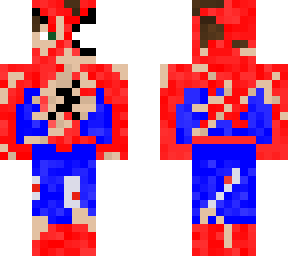 spiderman damaged