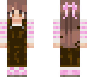 overall with bow