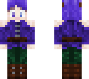 purple & greeb