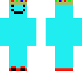 teal king blob
