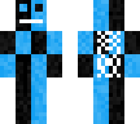 blue and black | Minecraft Skins