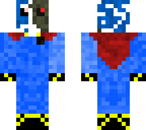 blue guy turning into zombie