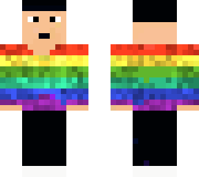 my skin rainbow sweater (thx rozella)