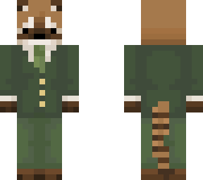 quati in a suit