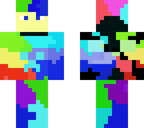 rainbow skin
