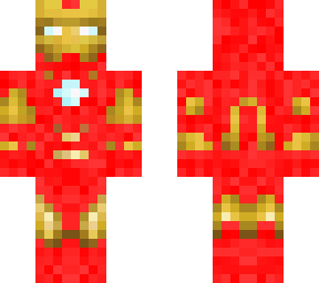 red iron man by repulsorghost