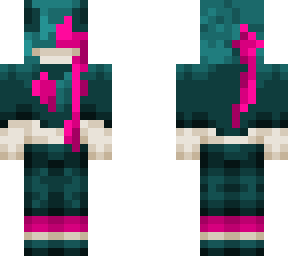 turquise & pink egirl skin