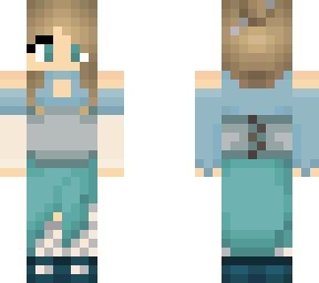 aprilimony lockwood (vtuber minecraft skin edition)