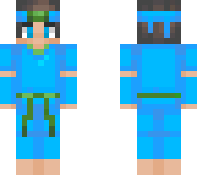 blue skin