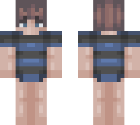 stripped tshirt balck and blue