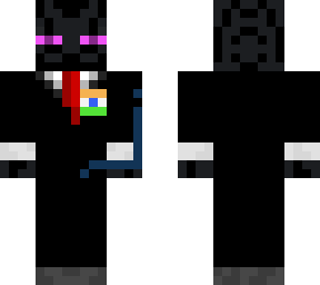 ender man with indian flag