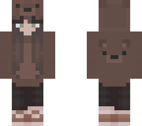 girl in bear onesie