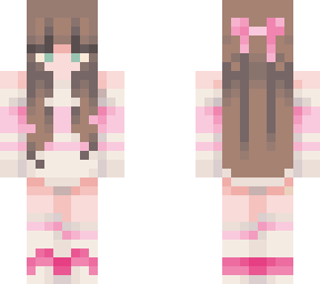 pink coquette girl