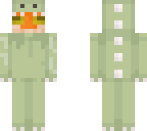 toad in dino onesie
