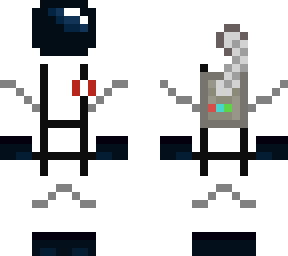 astronaut with canada/peru flag