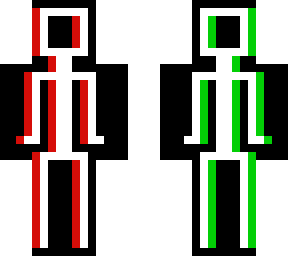 neon stick man