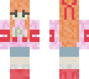 cute pink cherry girl