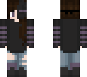 ender girl half mask (rework)
