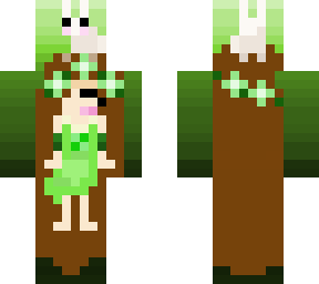 adilinia with bunny pixel art (redo)