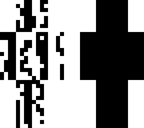 black/white glitch