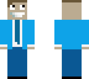blue suit
