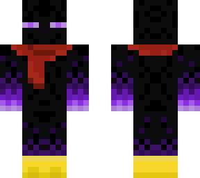 enderman with scarf and boots