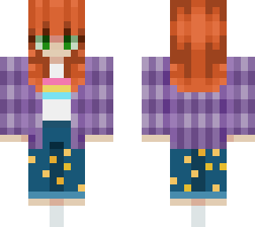 purple flannel