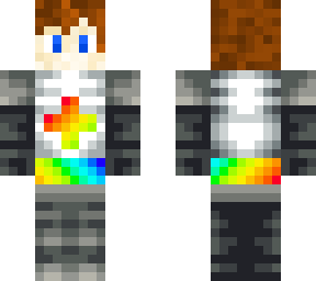 rainbow elf knight helmetless