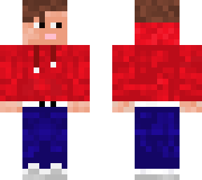 red hoodie & jeans (second try)
